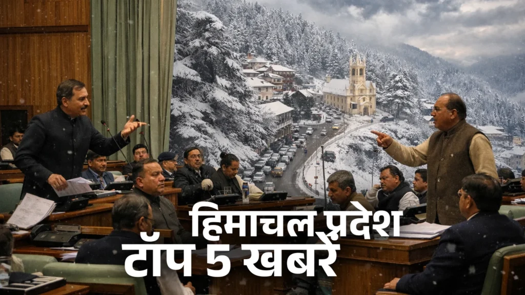 हिमाचल की टॉप खबरें मौसम और विधानसभा सत्र