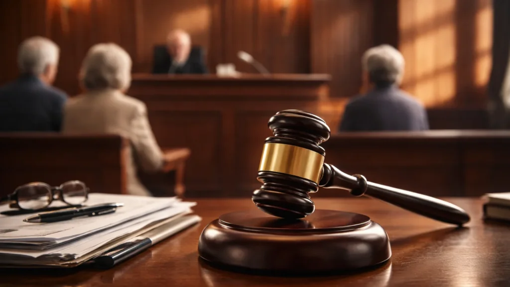 हिमाचल के ठियोग से जुड़े दो अलग-अलग आपसी सहमति तलाक मामलों को दर्शाती प्रतीकात्मक अदालत तस्वीर